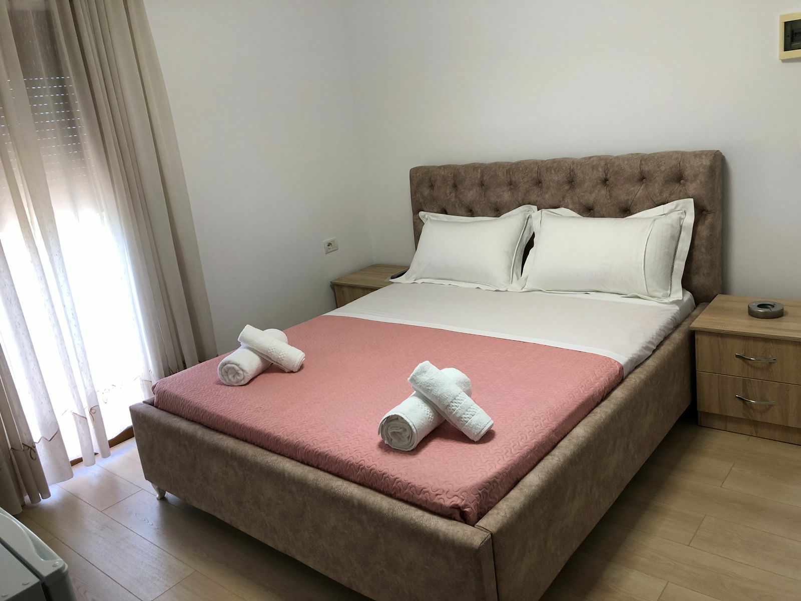 Bedroom with Balcony, Land and Sea View